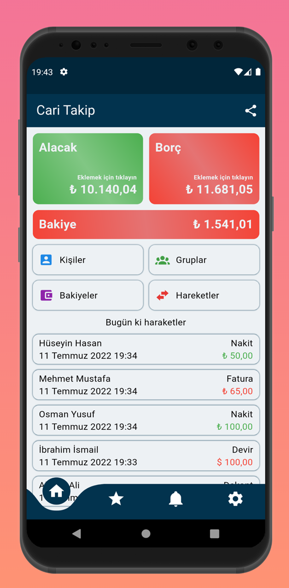 Current Tracking - ENOR ekran görüntüsü